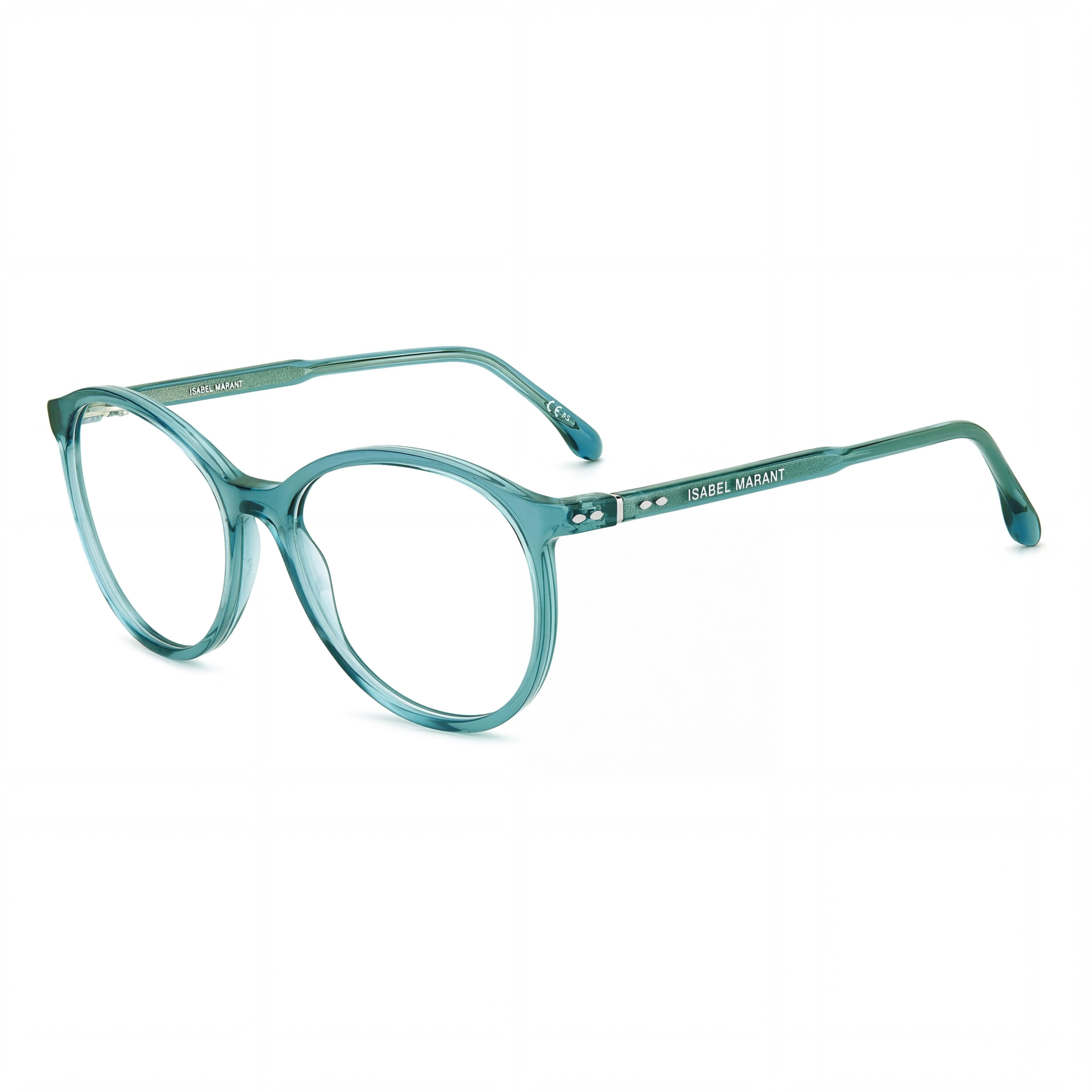 Isabel Marant Im 0086 Retro/Vintage Style Women's Acetate Teal Frame Polycarbonate Lenses Sunglasses 55mm, Photo 1
