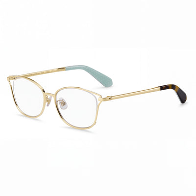 kate spade new york Classic Women's Cat-Eye Metal Optical Eyeglasses Dark Havana 52mm