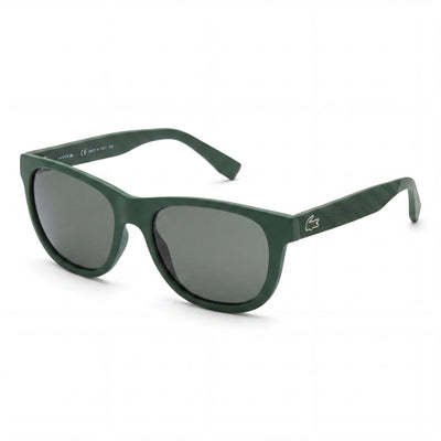 Gafas de sol Lacoste unisex contemporáneas, de poliuretano termoplástico verde, con protección UV, 54 mm