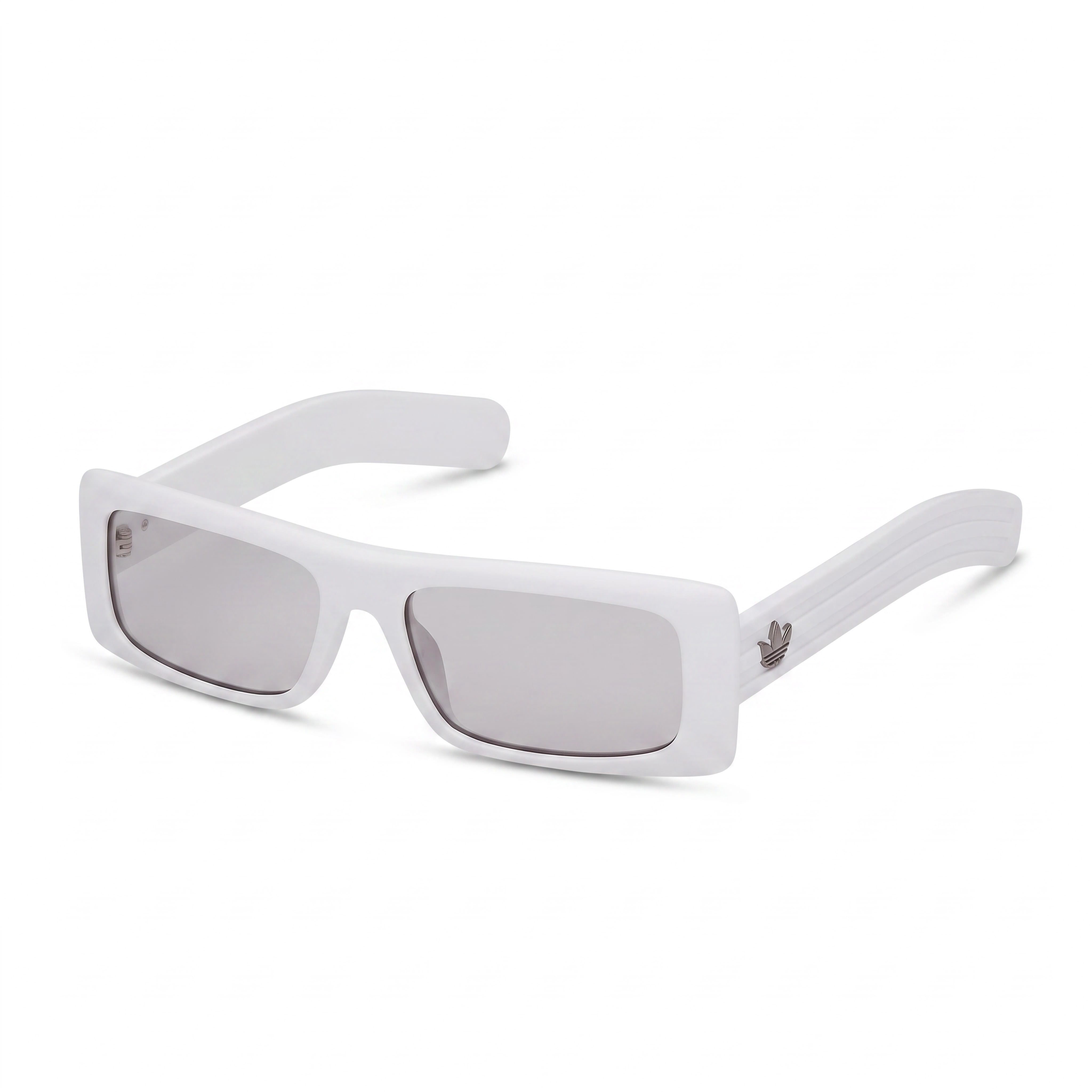 Gafas ligeras Adidas Originals OR0124 para hombre con montura blanca, lentes de 55 mm, puente de 16 mm y patillas de 140 mm, Photo 1