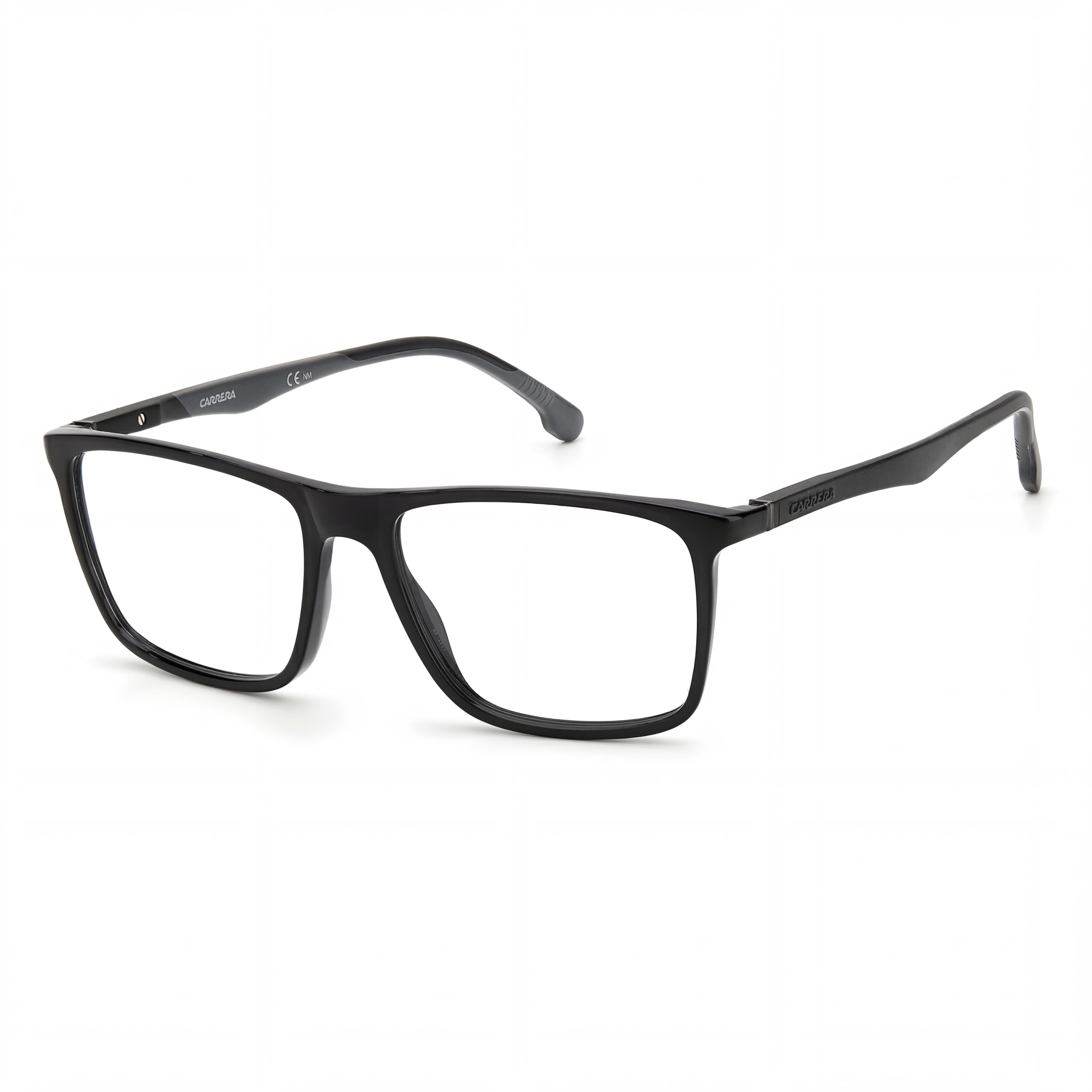 Carrera 8862 Gafas unisex de plástico negro listas para graduar con lentes de policarbonato, 55 milímetros, Photo 1