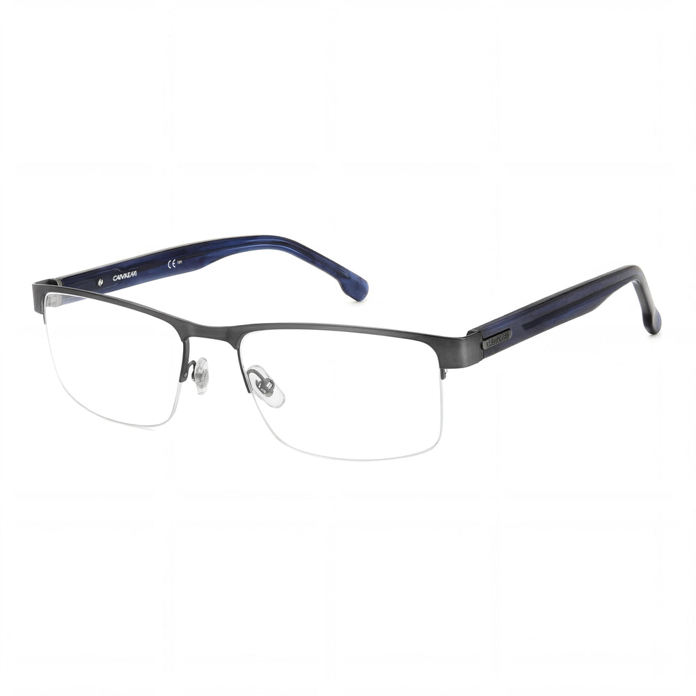 Gafas de sol Carrera modernas unisex de aleación de acero, rutenio oscuro mate, sin polarizar, con protección UV, 58 mm
