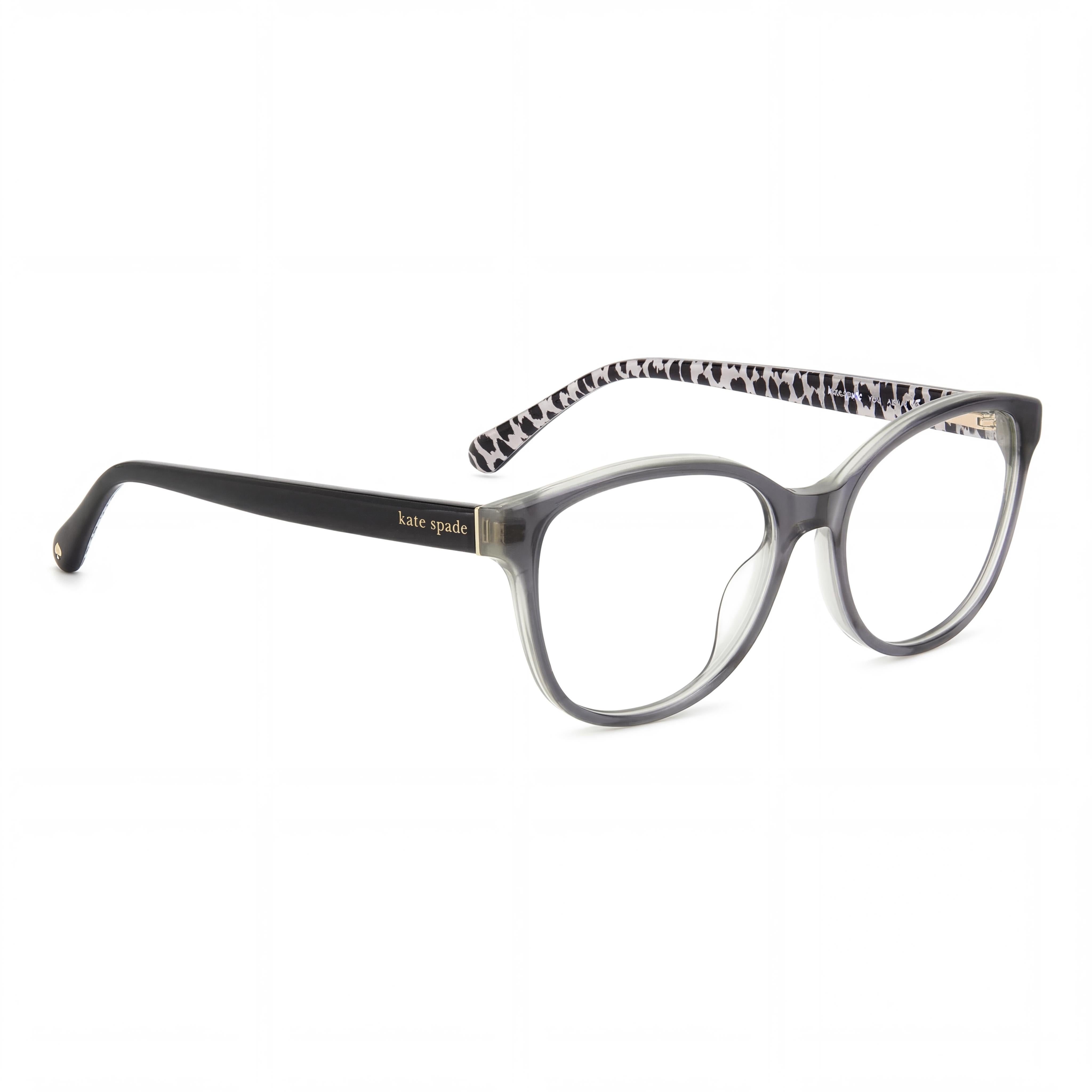 kate spade new york Rosalind/G Women's Grey Plastic Frame Sunglasses with Polycarbonate Lenses, 50mm Lens Width, Photo 1