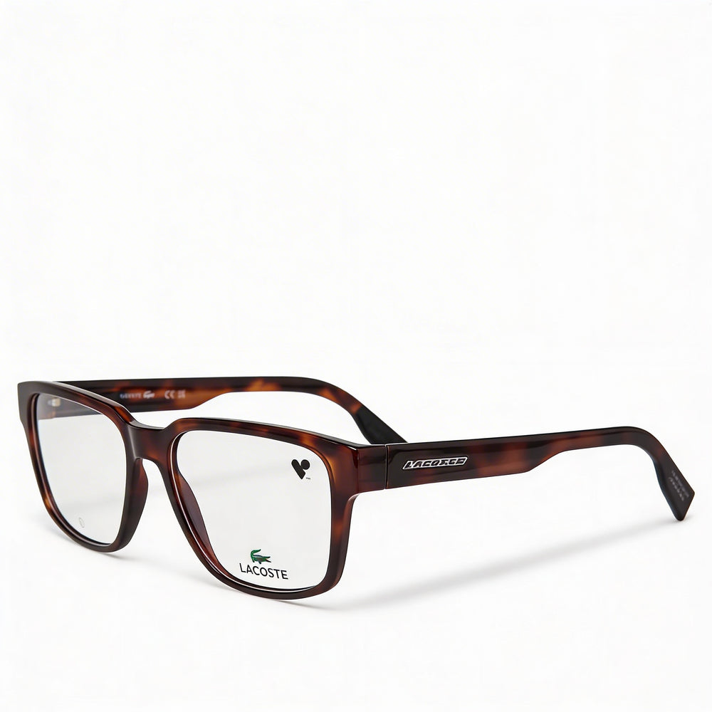 Gafas de hombre Lacoste L2927 Rectangulares Havana INYECTADAS No Polarizadas 56mm
