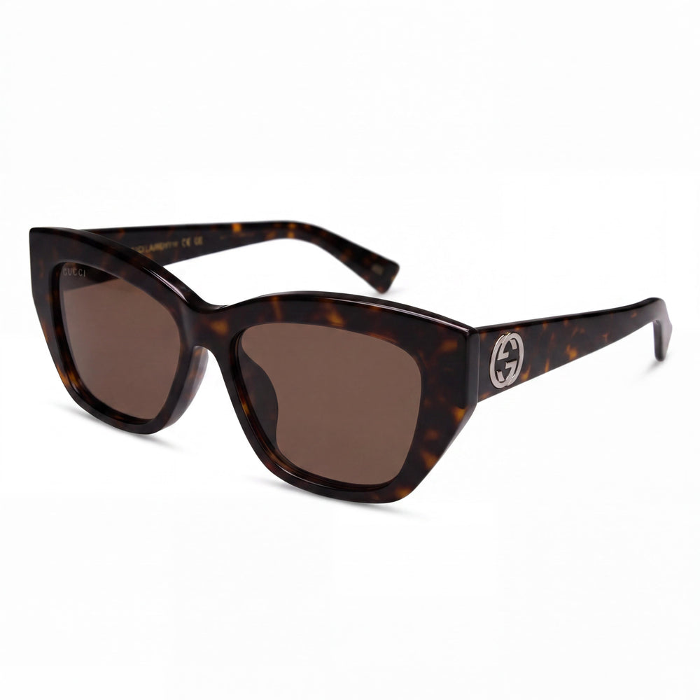 Gucci Casual Style GG1844SA-002 Unisex Sunglasses with Black Frames and Black Lenses, 17mm Bridge, 140mm Temple