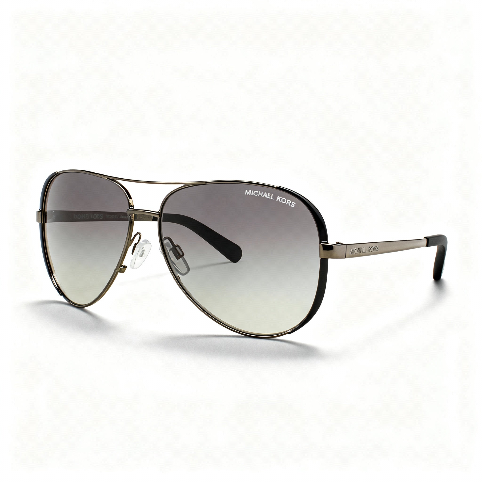 Michael Kors Mk5004 Chelsea Women's Gunmetal Black Plastic Frame UV Protected Grey Gradient Non-Polarized Sunglasses 59mm