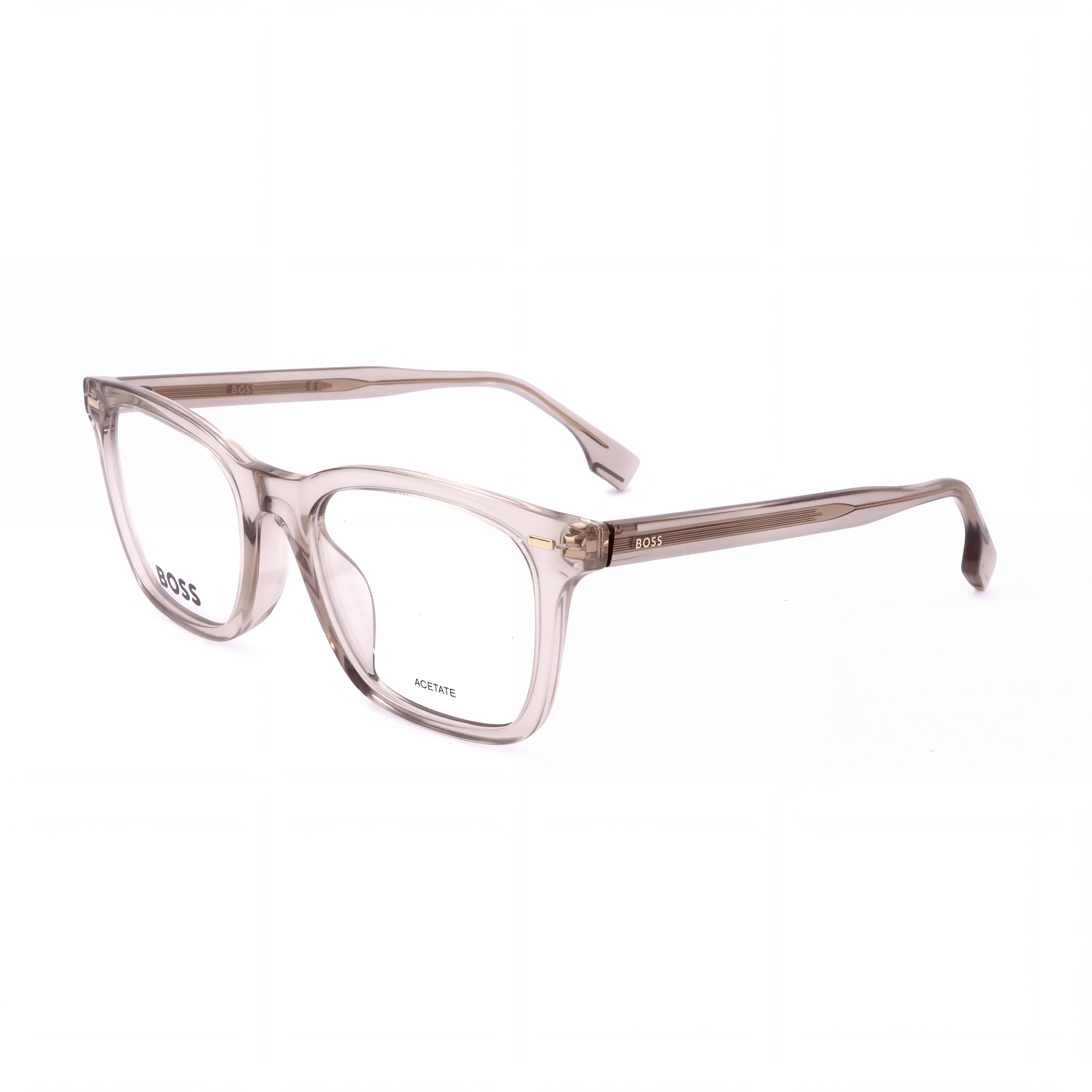 Hugo Boss Boss 1403/f Unisex Beige Acetate Optical Eyeglasses Frame, 53mm Lens Width, 20mm Bridge Width, 145mm Temple Length, Photo 1