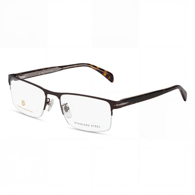 Gafas de sol David Beckham DB 1068 unisex modernas de acero inoxidable Matrut marrón, 58 mm, protección UV