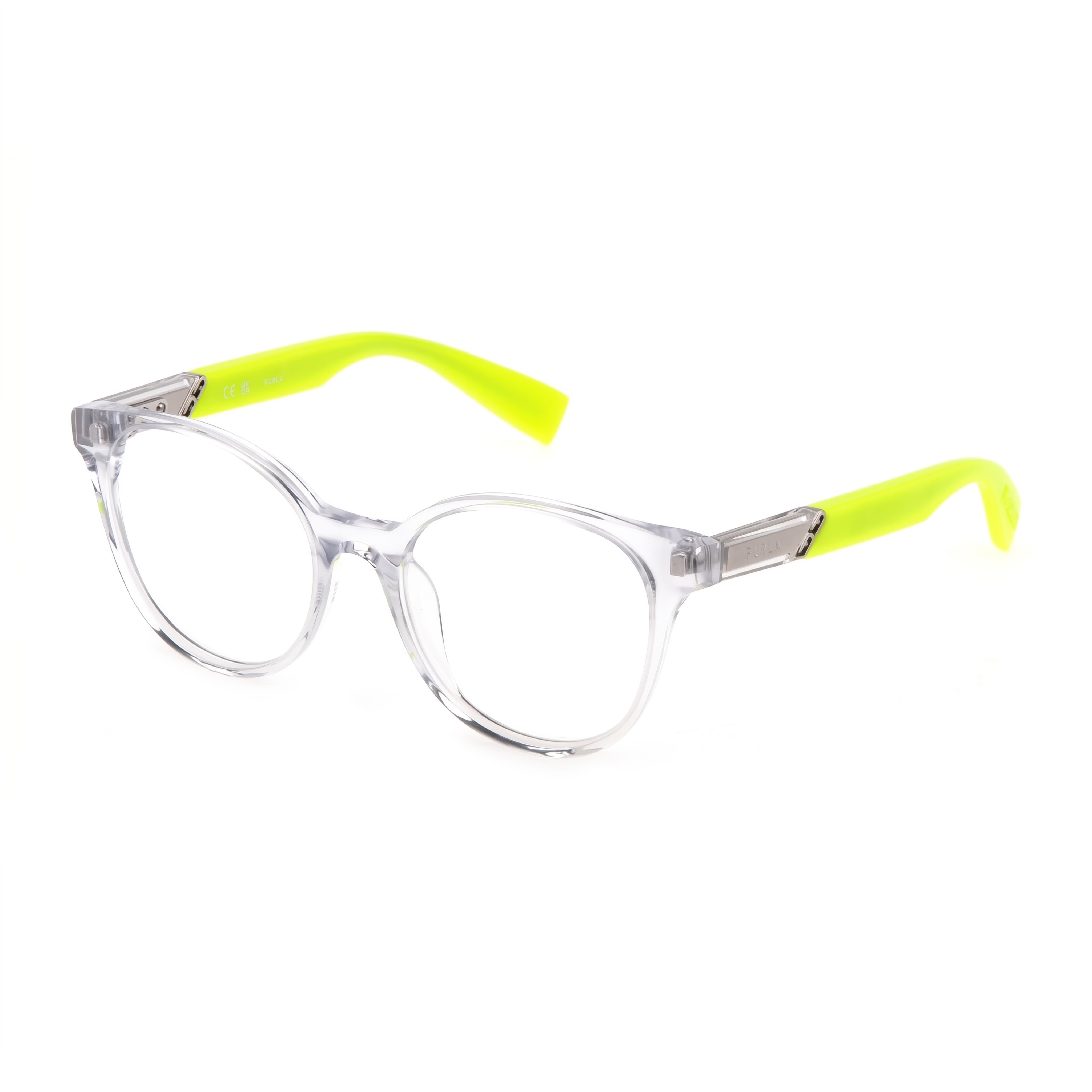 Gafas graduadas Furla Vfu667 para mujer con montura Cristallo Lucido y lentes transparentes 51-18-140, Photo 1