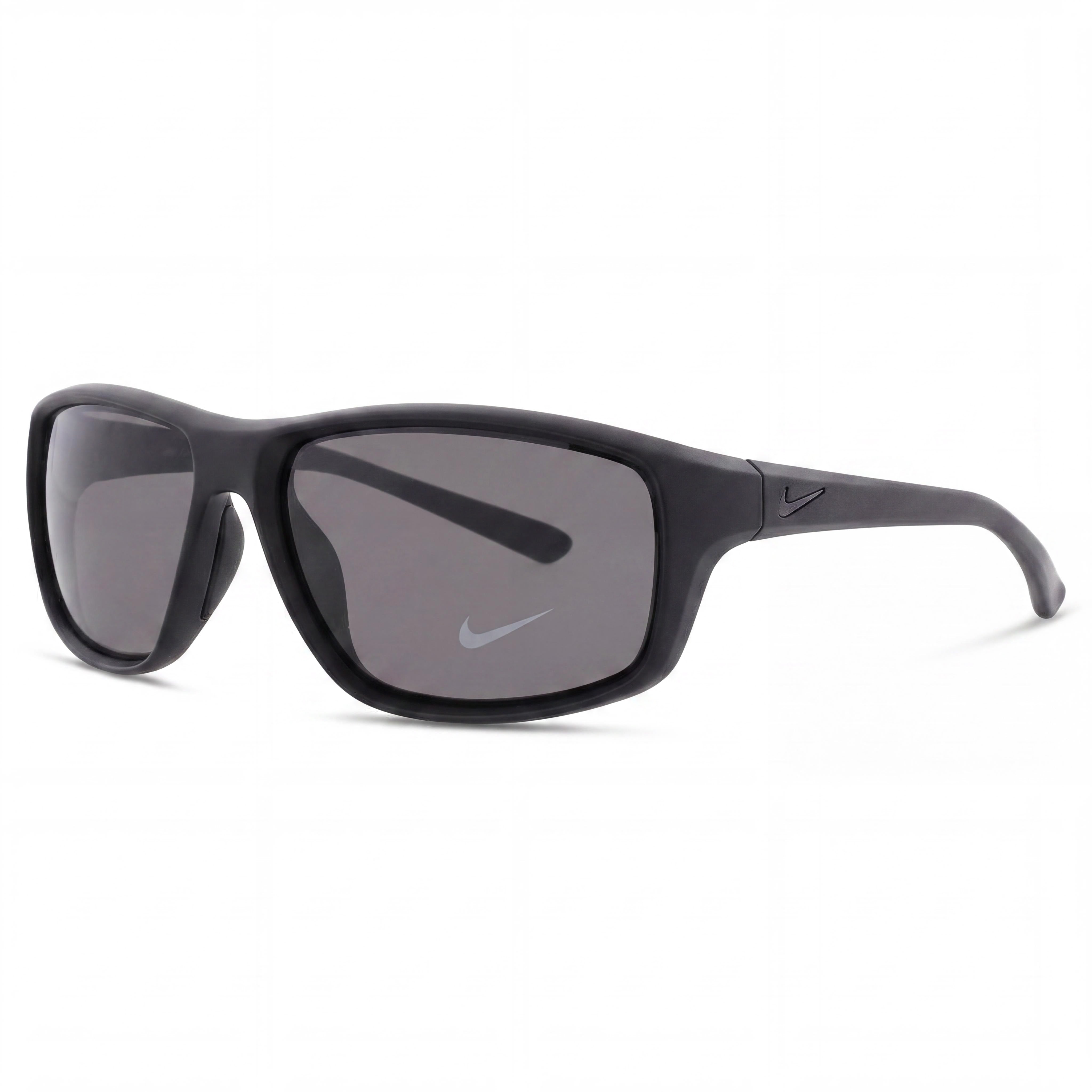 Gafas de sol polarizadas de alto rendimiento unisex Nike Sport, montura de plástico negro y gris, lentes grises, 64 mm, Photo 1