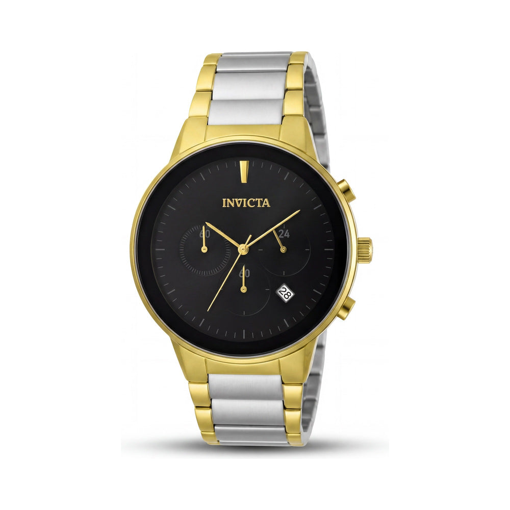 Invicta Specialty 29478 Men's Gold-tone Two-tone Stainless Steel Chronograph GMT Quartz Watch 43mm