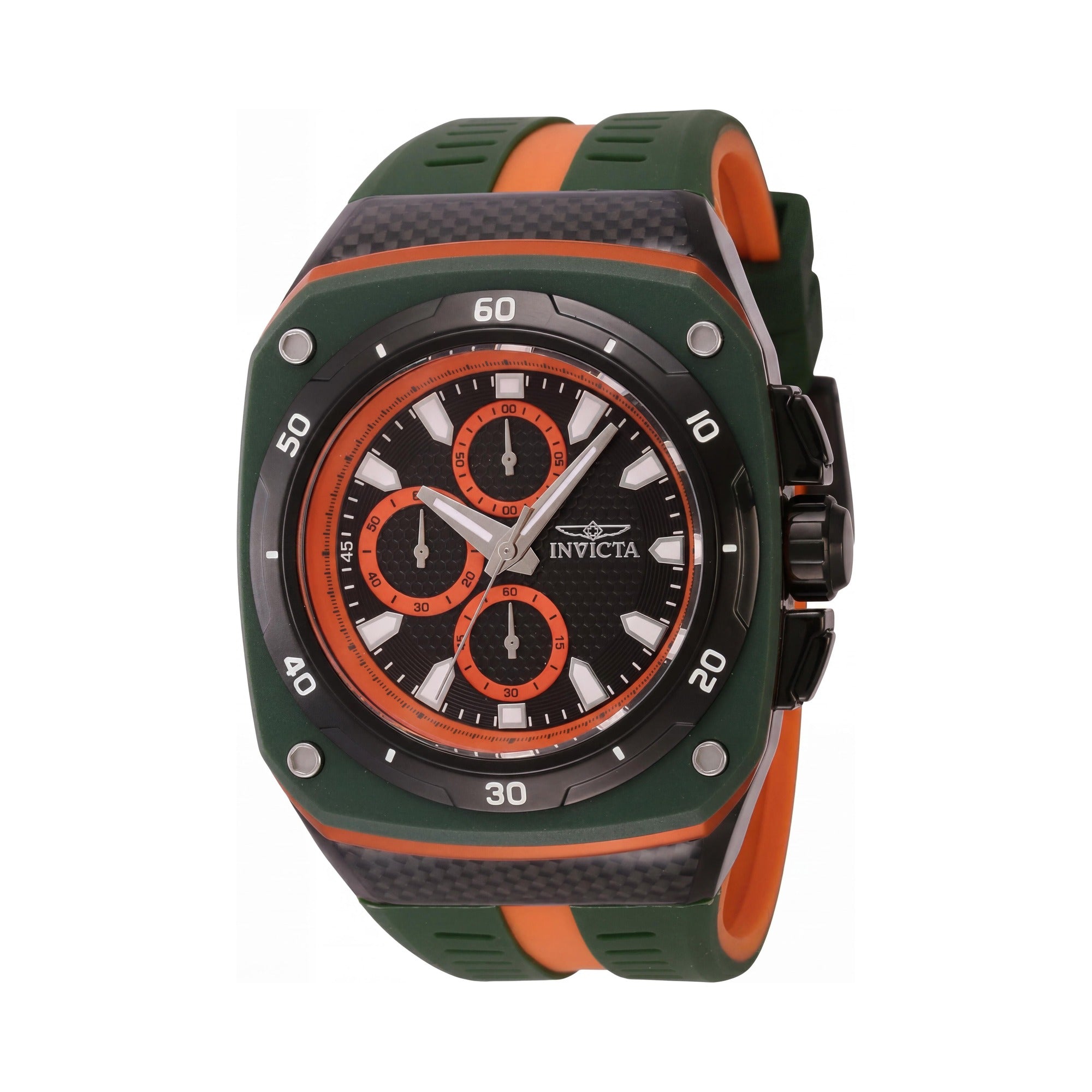 Reloj Invicta Speedway IN-46107 unisex de acero inoxidable negro y cronógrafo de 46 mm, Photo 1