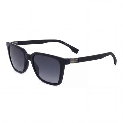 Hugo Boss Boss 1574/S Men's Grey Shaded Polyamide Sunglasses, Dark Grey Shaded Lenses, UV Protection 53mm