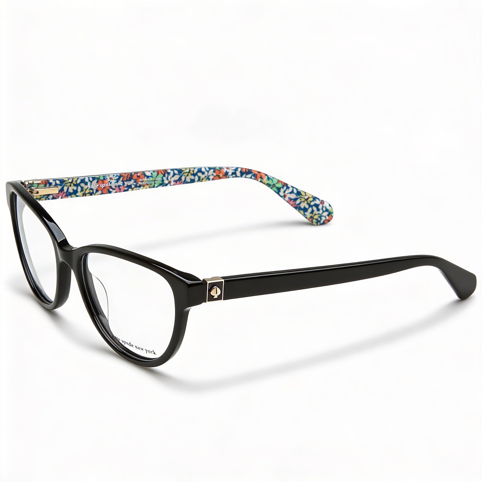 Kate Spade New York Modern Women's Black Acetate Frame Cat Eye Optical Eyeglasses Lens Width 52mm, Photo 1