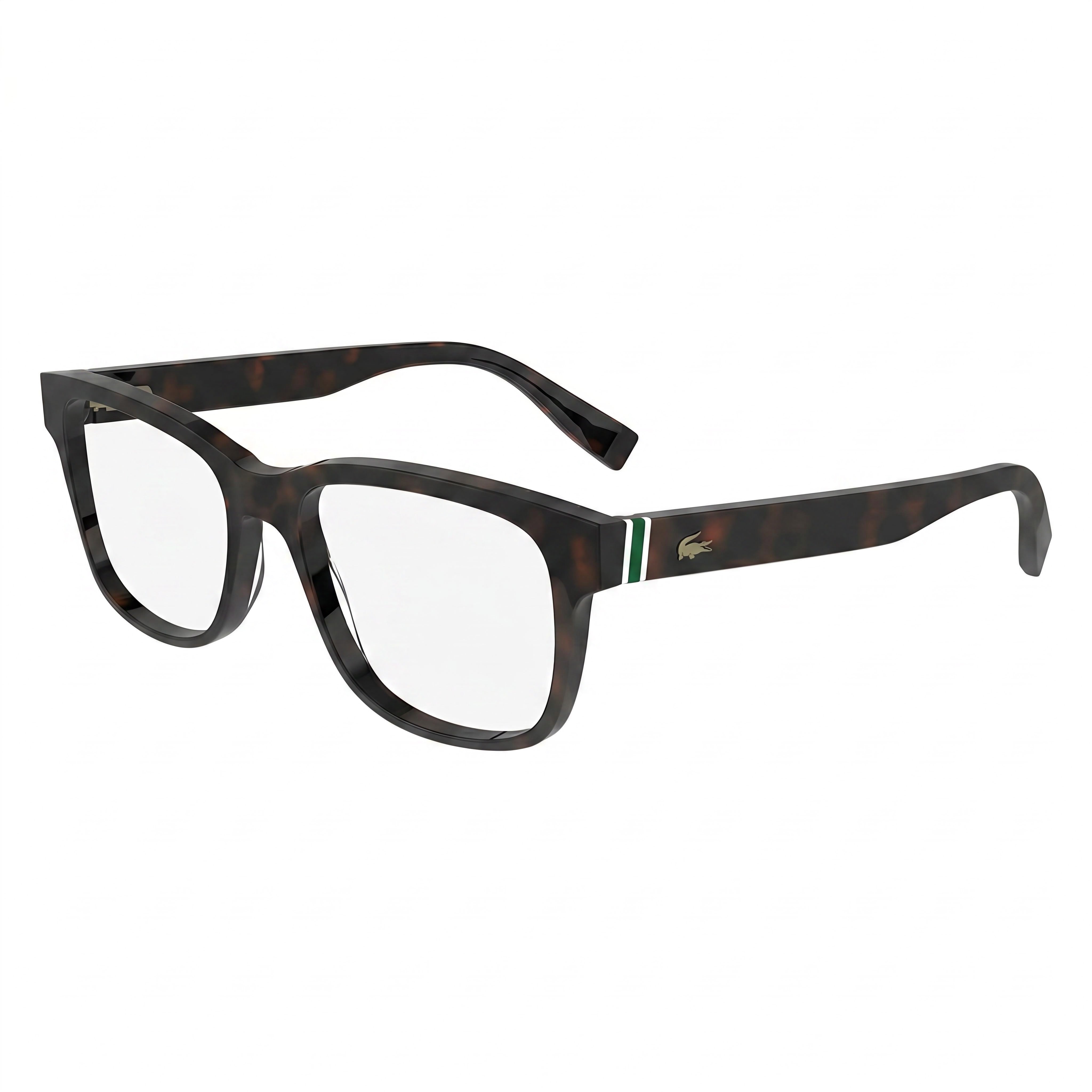 Lacoste L2937 Unisex Modern Metal Frame in Dark Havana, Polarized Dark Havana Lenses 54mm Sunglasses, Photo 1