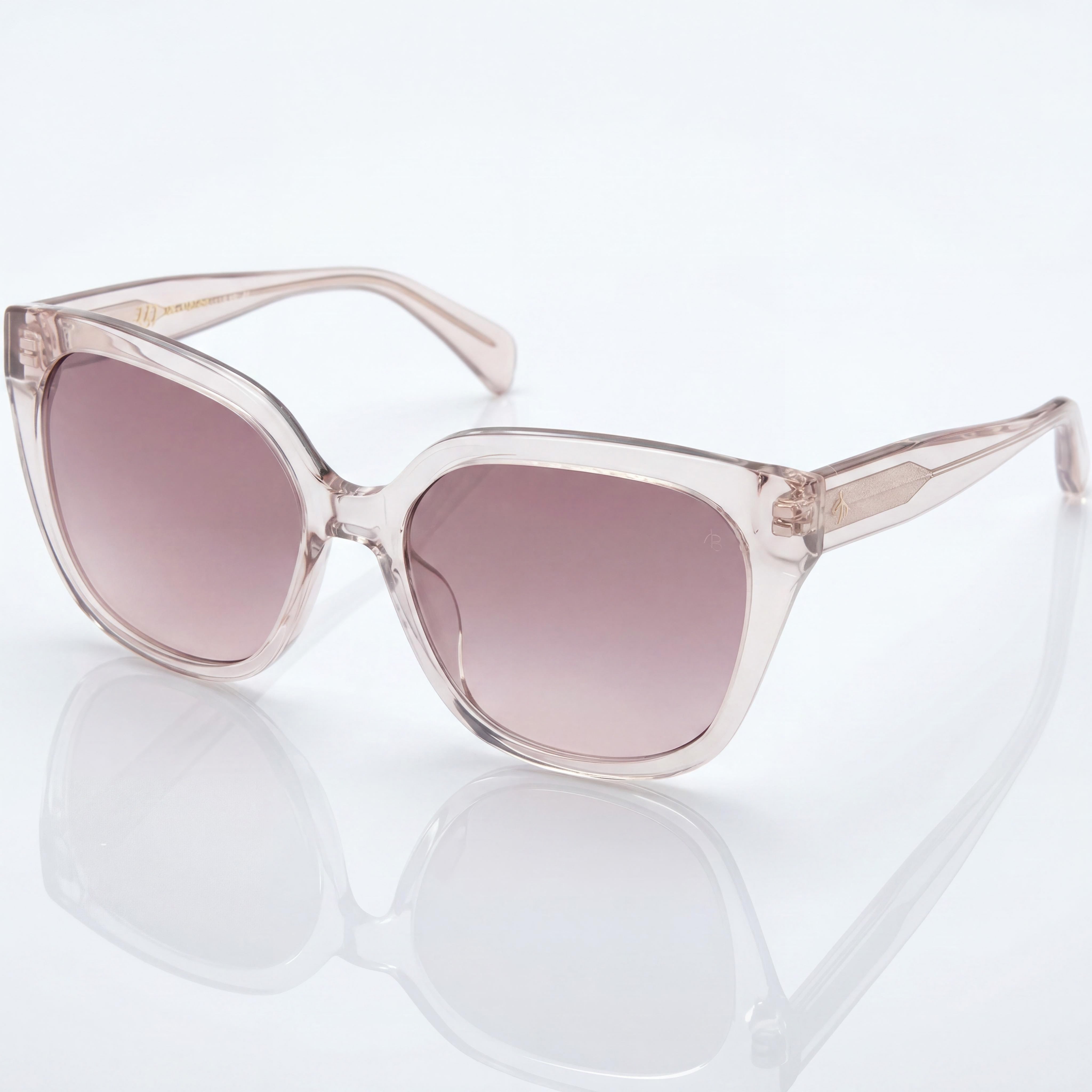 rag & bone Modern Heritage Women's Brown Acetate Frame, Brown Gradient UV Protected Sunglasses 56mm, Photo 1