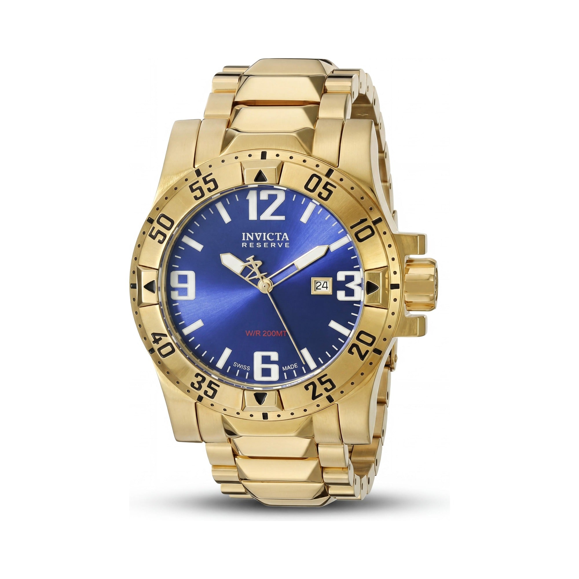 Reloj Invicta Reserve Excursion 6248 para hombre, azul/dorado, 50 mm, Photo 1