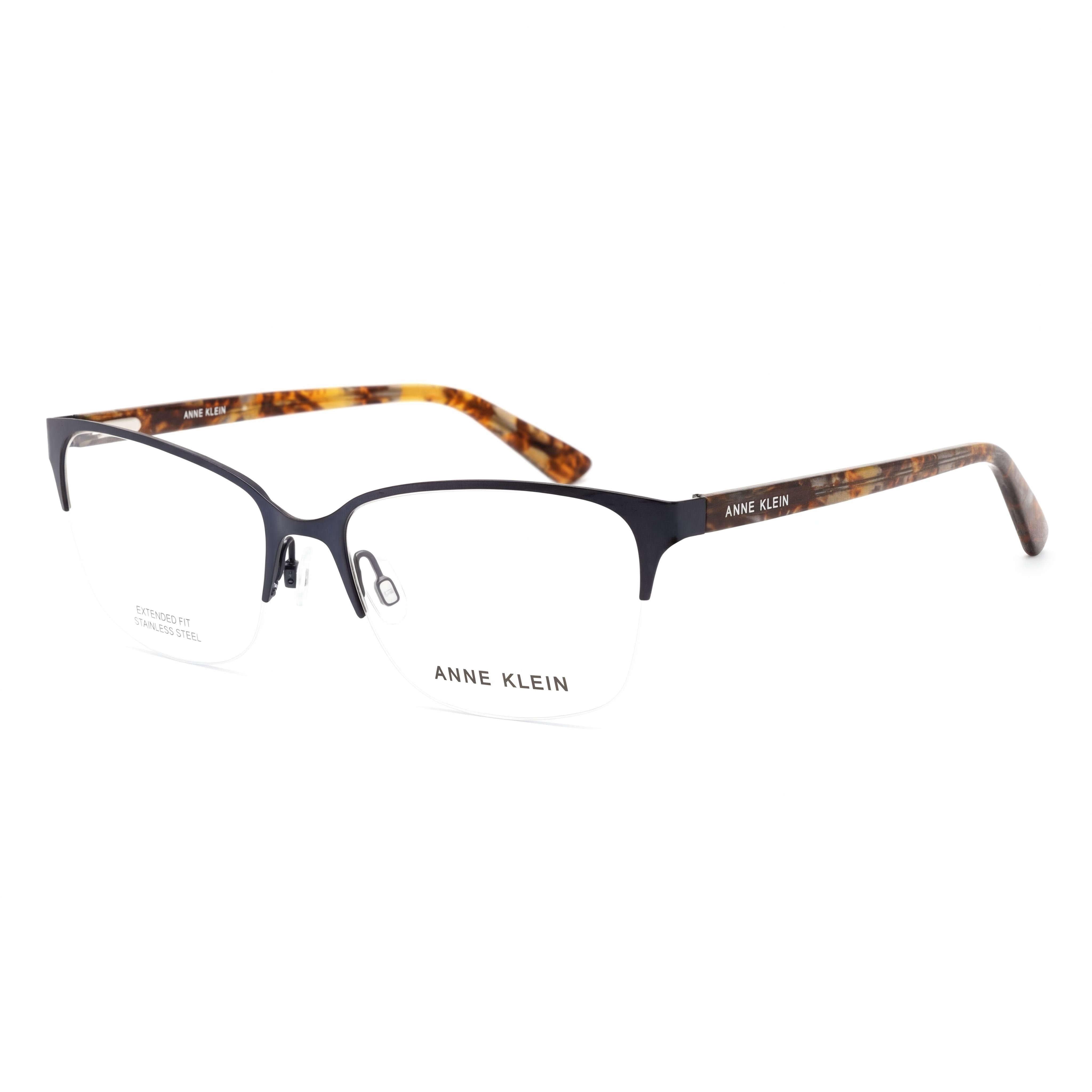 Gafas Anne Klein Ak5083 para hombre con lentes de policarbonato transparente y montura de metal azul marino, talla 55-17-140, Photo 1