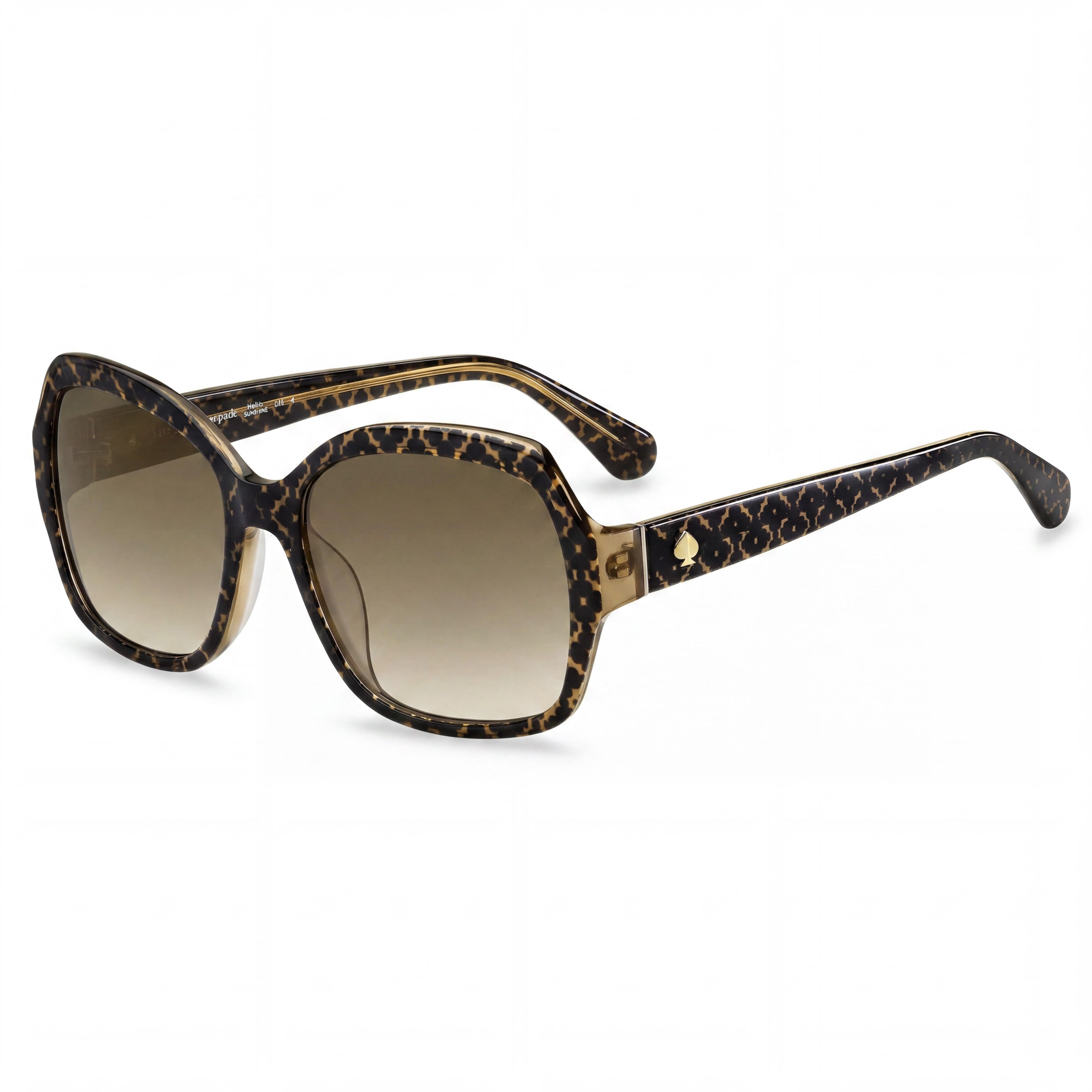 Gafas de sol de mujer Kate Spade New York Amberlynn/S, estampado Habana, plástico rosa, sin polarizar, protección UV, 57 mm, Photo 1