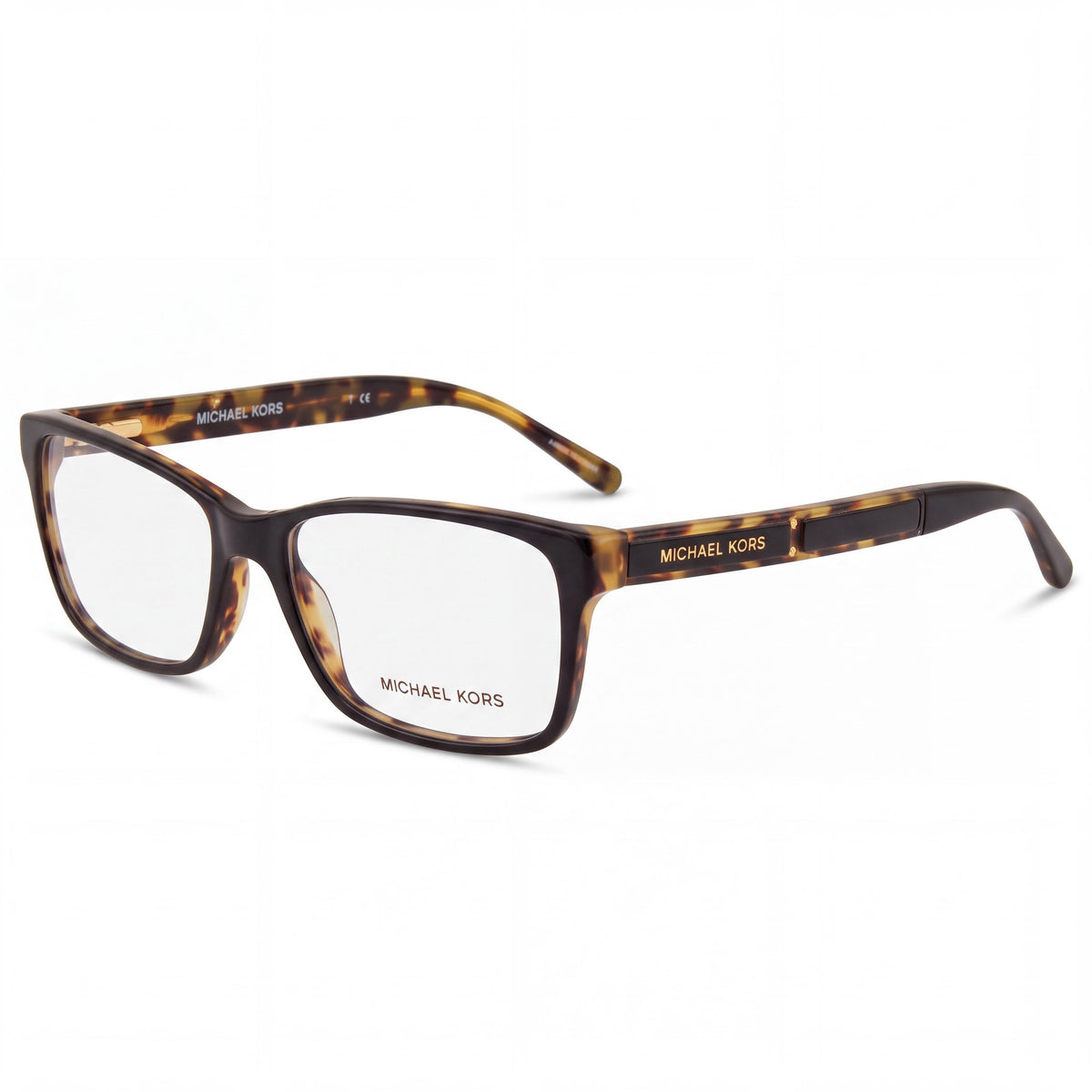 Michael Kors Kya Unisex Classic Gray Tort Graphic Plastic Non- Clear Lens Eyeglasses 51mm, Photo 1