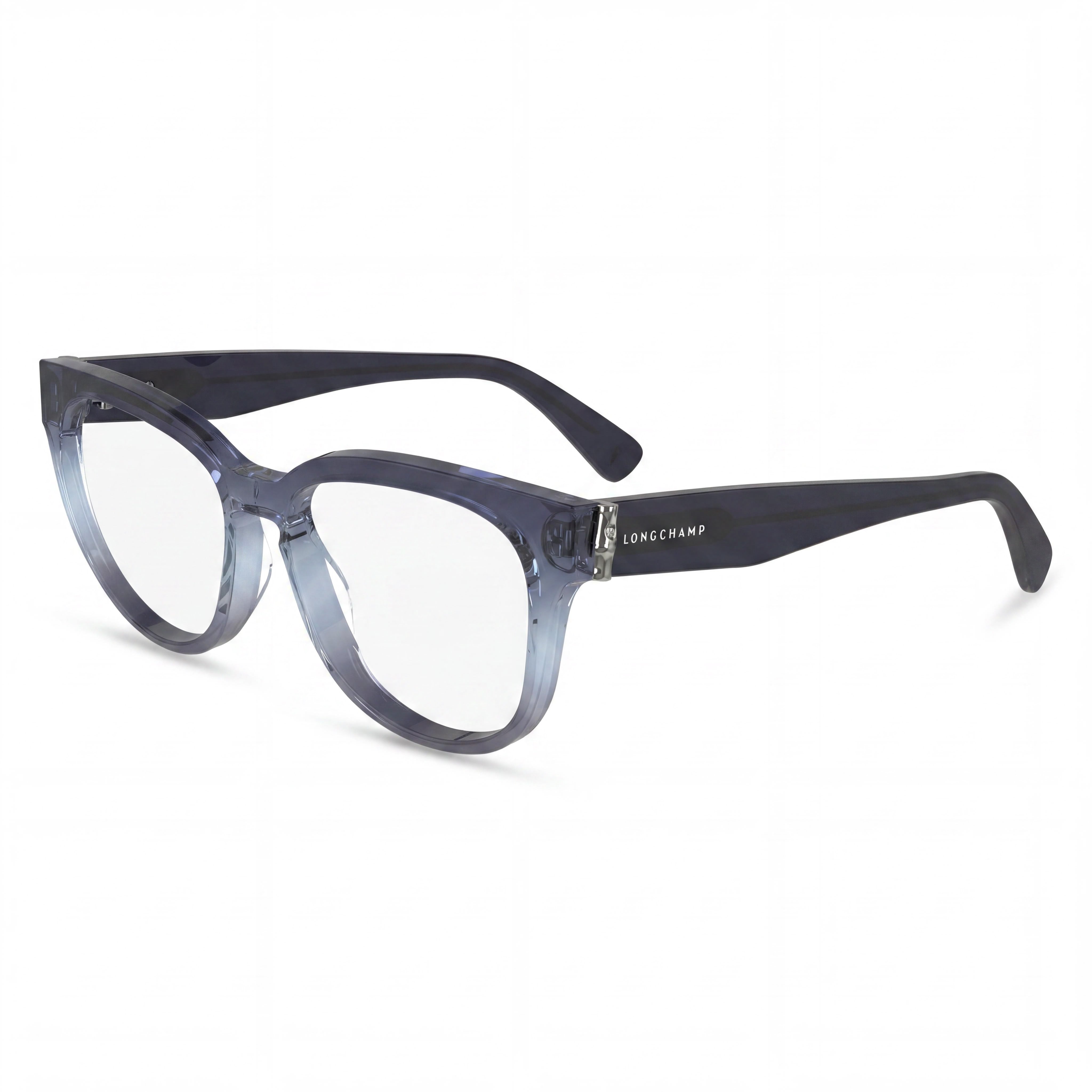 Longchamp Modern Men's Sunglasses, Acetate Frame in Gradient Blue, with Polycarbonate Lenses 52mm, Photo 1