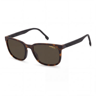 Gafas de sol unisex Carrera 8046/S con revestimiento UV, montura y lentes de poliamida, color habana mate, ancho de lente 54 mm