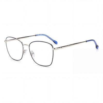 Isabel Marant Gafas Modernas Unisex, con Montura de Acero de Aleación en Azul Plata, Ancho de Lente de 54mm