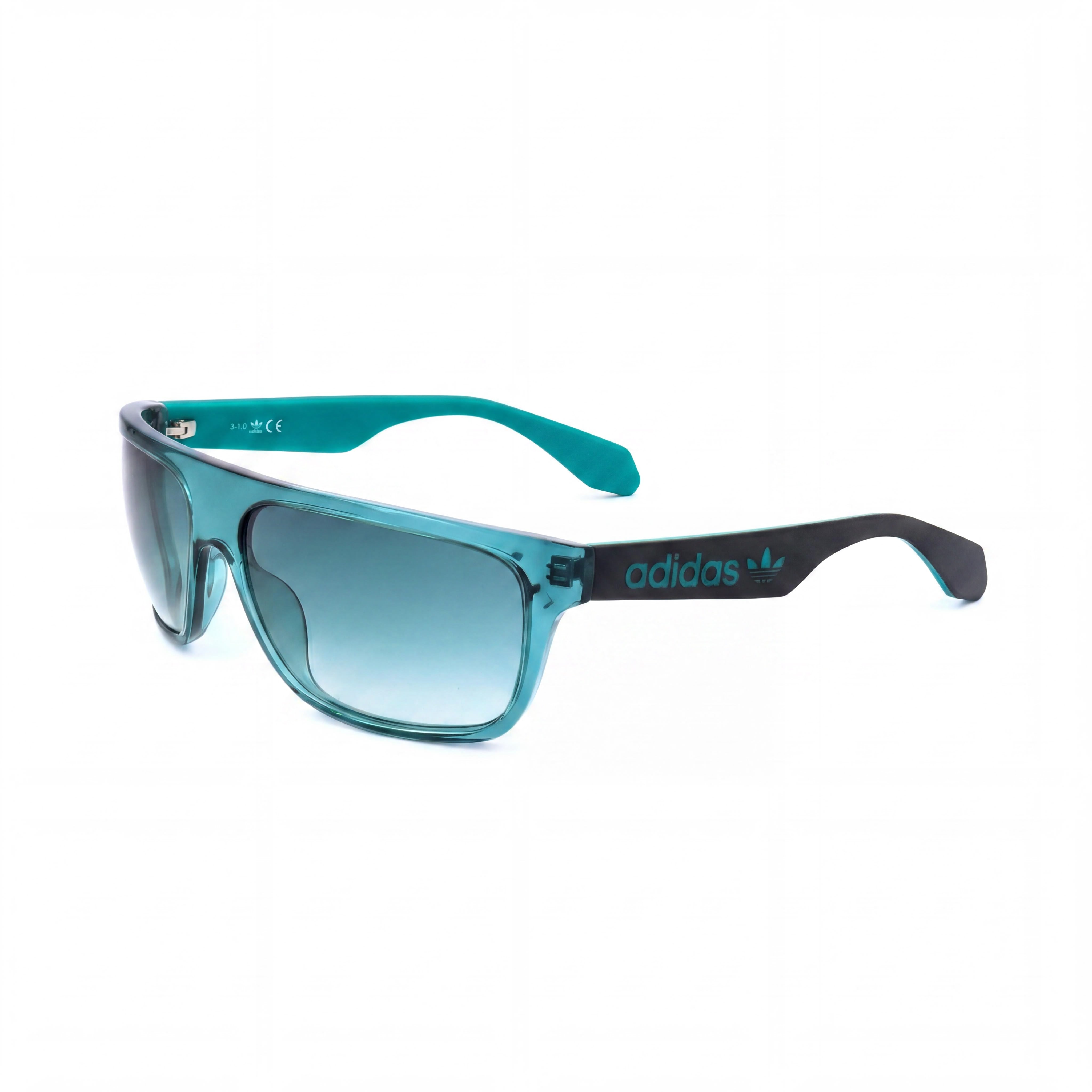 adidas Originals Modern Sunglasses for Men with Multicolor Acetate Frame and Blue Gradient Plastic Lenses, Photo 1