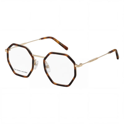 Marc Jacobs Marc 538 Havana - Montura de gafas de acero inoxidable para mujer, protección UV, no polarizada, 50 mm
