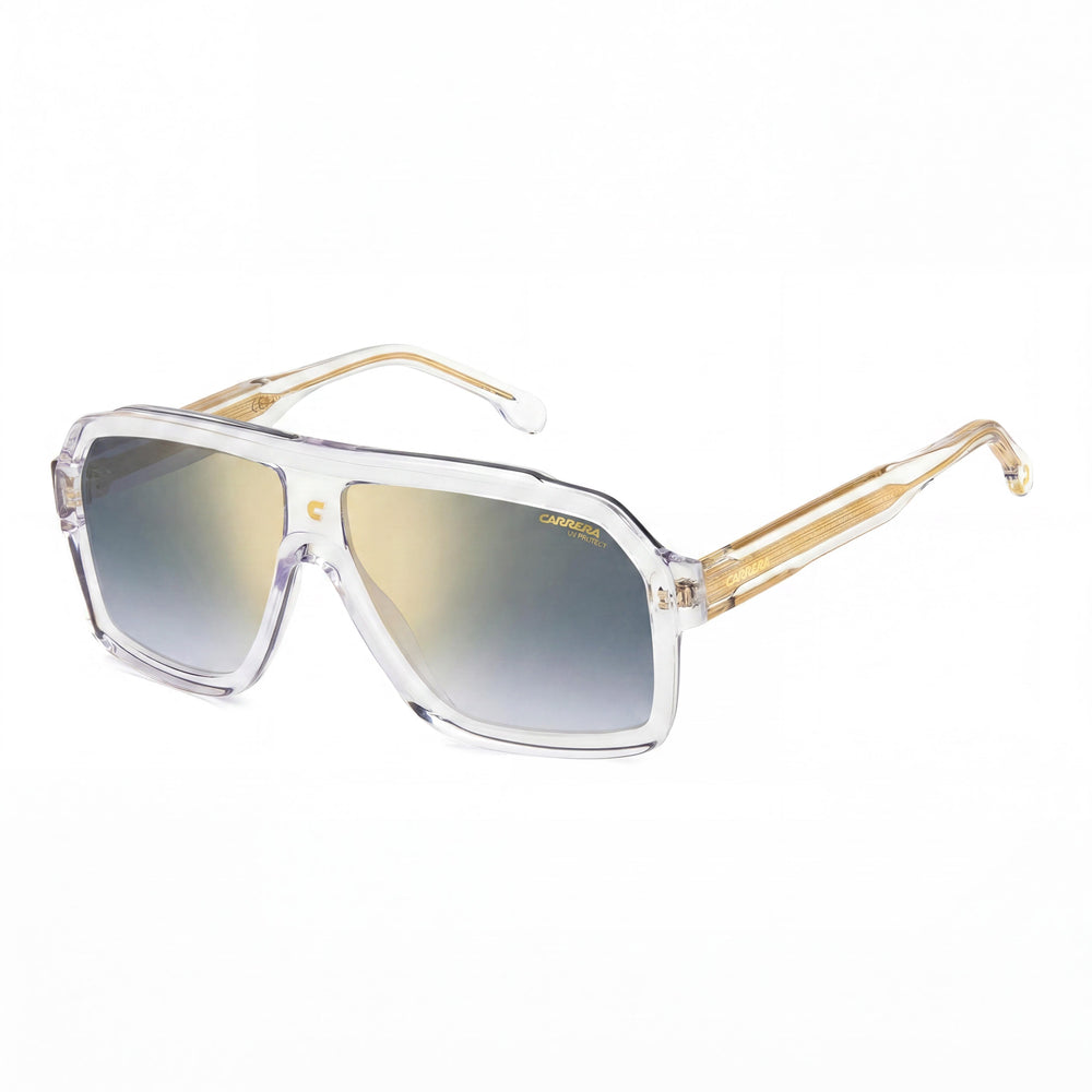 Carrera 1053/S Clásico Unisex Acetato Azul Cristal Espejo Oro Degradado Lentes Protección UV 60-12-145mm
