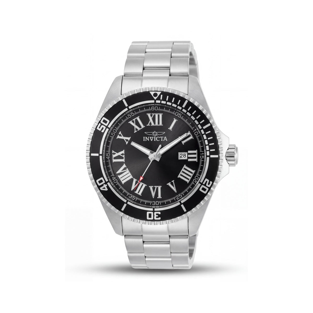 Reloj Invicta Pro Diver 14998 para hombre, de acero inoxidable, con esfera negra, funciones luminosas, fechador y bisel unidireccional de 45 mm, Photo 1