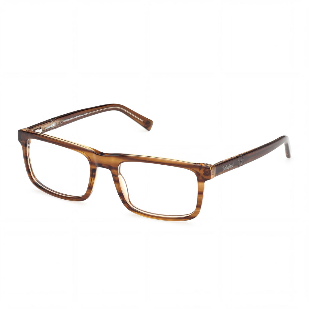 Timberland TB50023 Men's Dark Brown Horn Eyeglasses 55-19-145