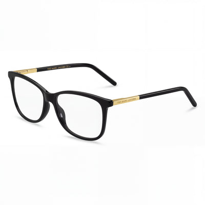 Marc Jacobs Marc 513 Women's Black and Gold Plastic Frame Non-Polarized Optical Eyeglasses, 53mm