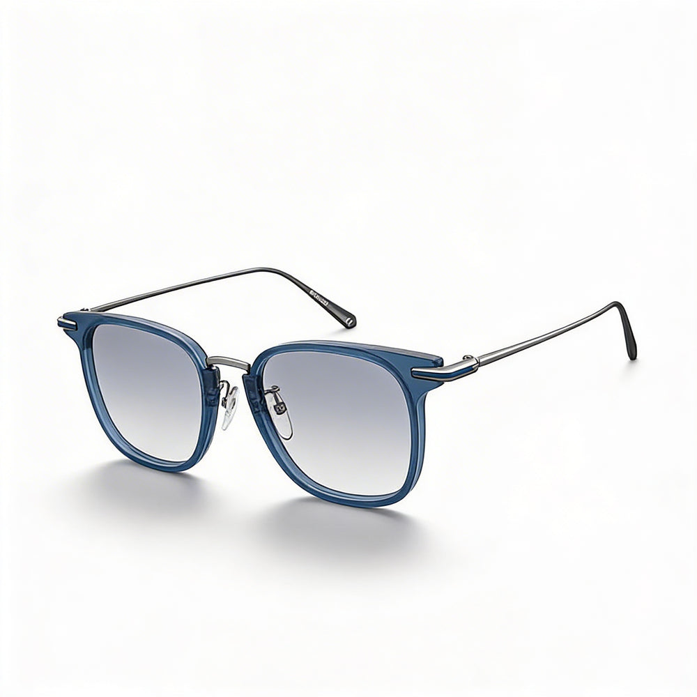 Polaroid Pld D384g Men's Blackue Grey Plastic Optical Frame, non-polarized Lenses, Size 51-145-20