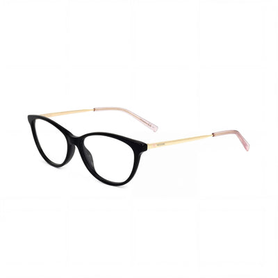 Missoni Eyewear Women's Black Cateye Acetate Optical Frames 52-15-140, Prescription Ready with Clear Demo Lenses