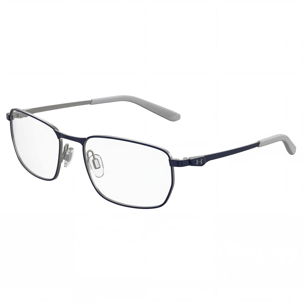 Under Armour Ua 5046/g Rectangular Geometrical Optical Frames Alloy Steel Blue Unisex 55mm