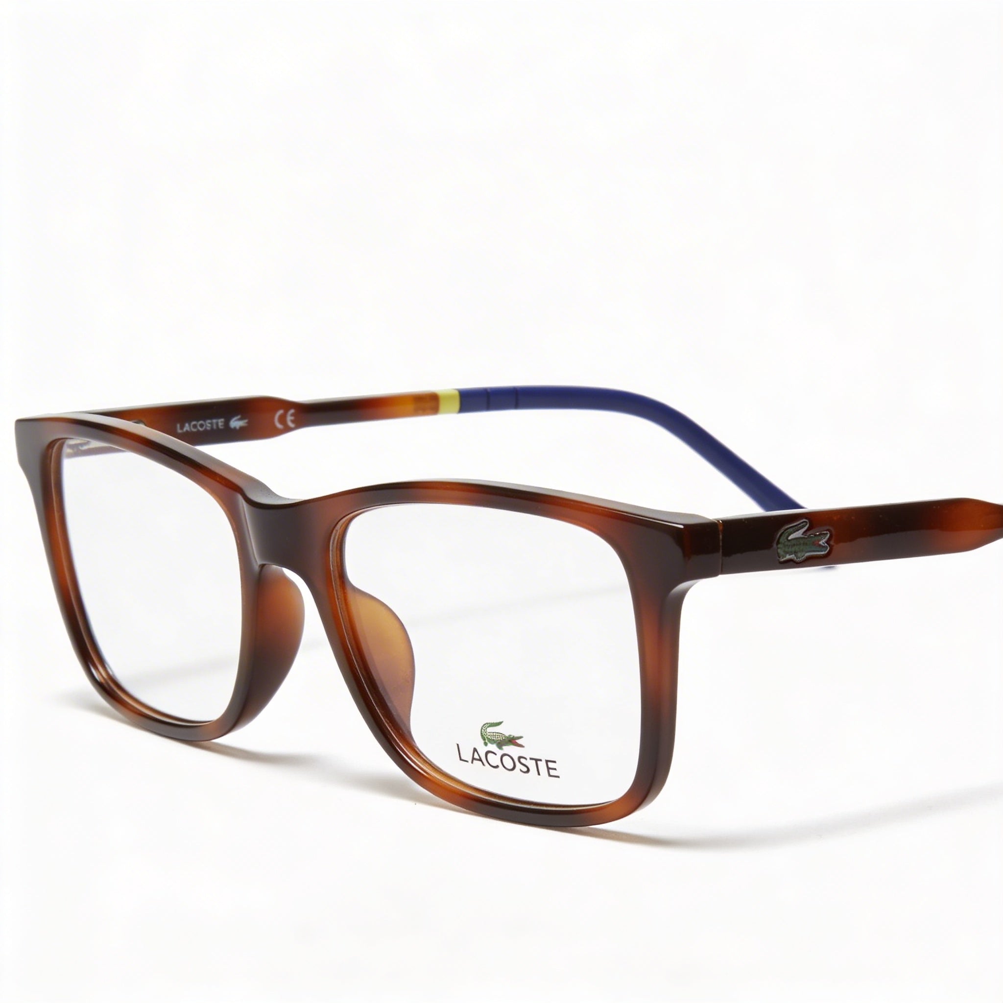 Lacoste Casual Style L3647 Unisex Eyeglasses featuring Injected Plastic Frame in Havana, 50mm Lens Width, Photo 1