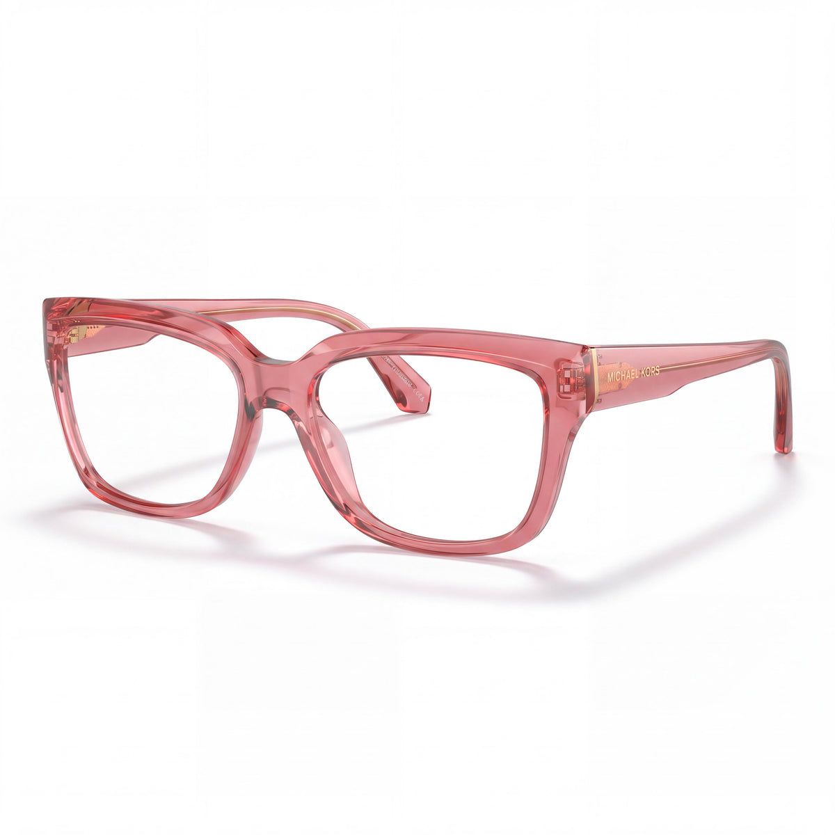Michael Kors 4117U Women's Rectangle Optical Frames Rose Transparent Plastic 54mm, Photo 1