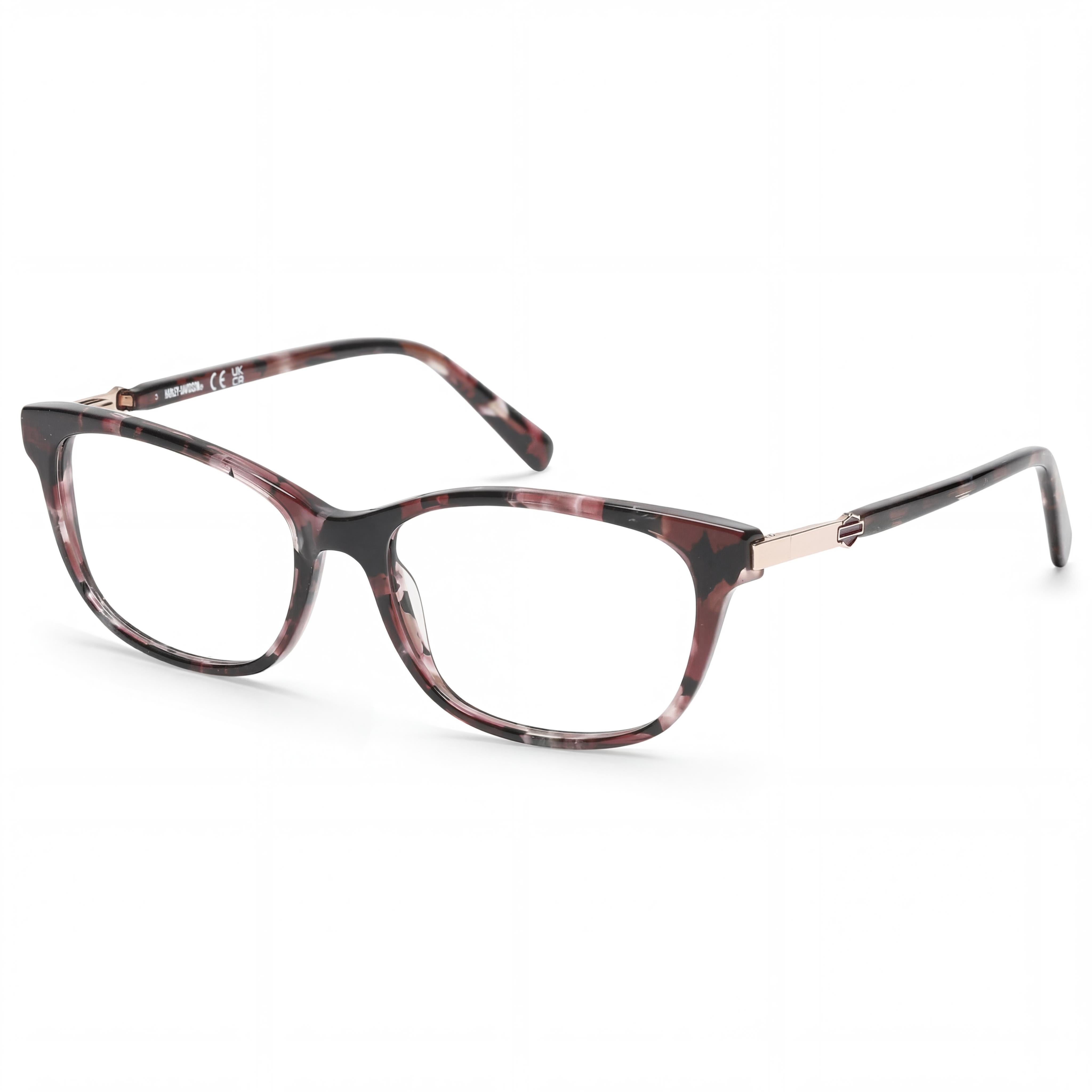 Gafas graduadas Harley-Davidson para hombre, color marrón, con lentes transparentes de demostración, aptas para prescripción médica, longitud de patilla de 140 mm, Photo 1