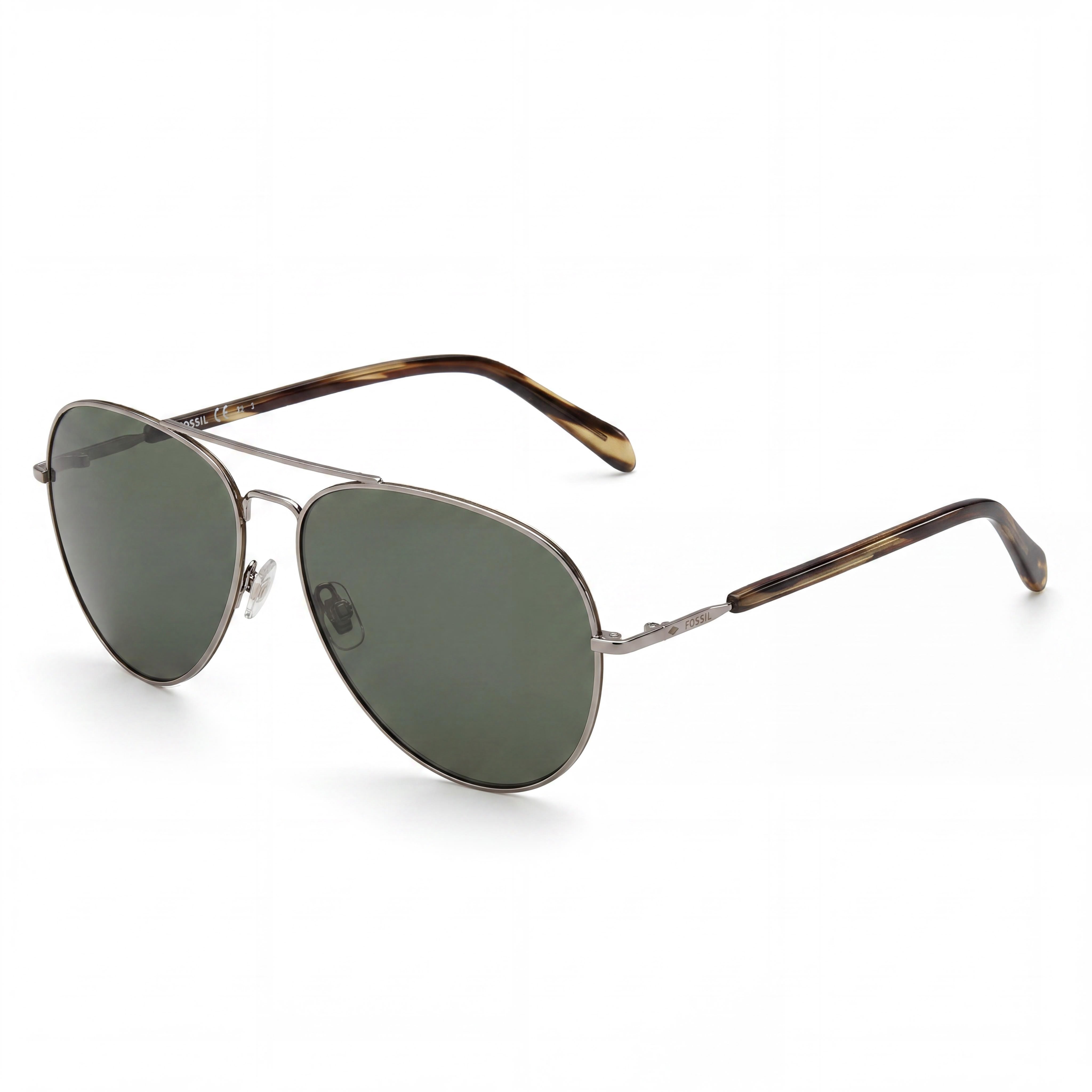 Fossil Unisex Fos 3104/G/S Stainless Steel Ruthenium Non- Sunglasses 61mm, Photo 1
