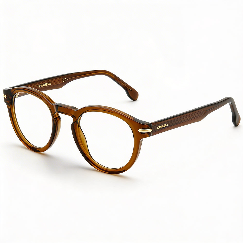 Carrera 313 Unisex Transparent Brown Acetate Casual Eyeglasses 47mm
