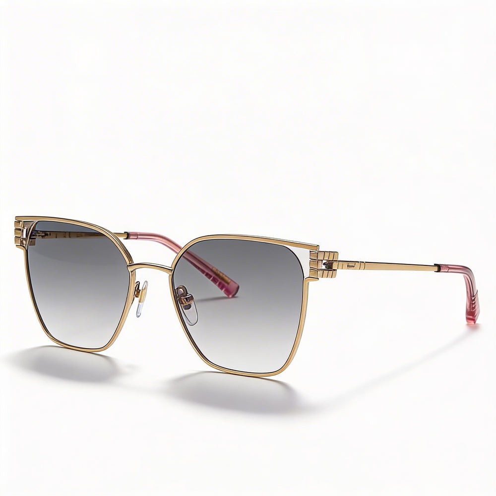 Chopard Luxury Unisex Acetate Frame Optical Glasses, Shiny Copper Gold, 54-17-140mm
