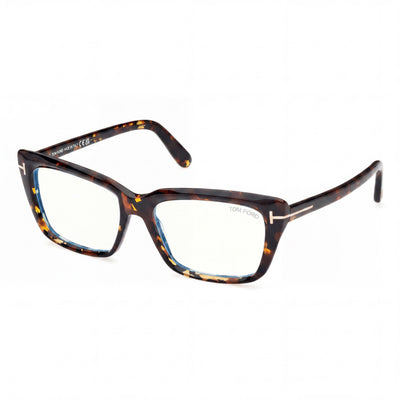 Gafas de sol Tom Ford Ft5894-b para mujer, montura de plástico multicolor, lentes de policarbonato, 56 mm