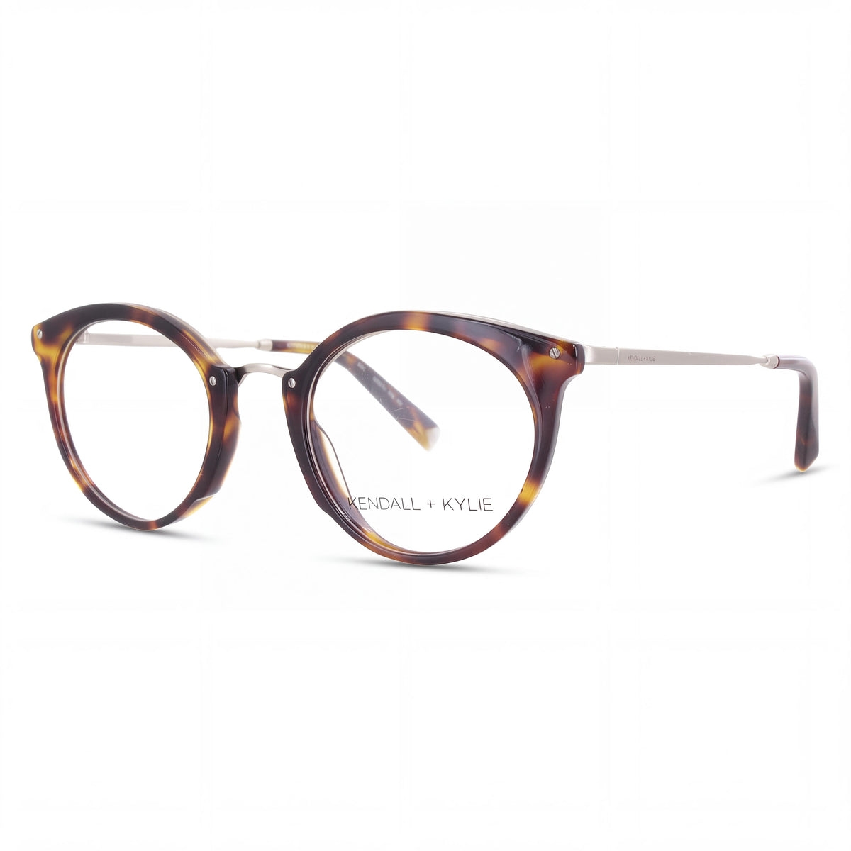 Monturas ópticas modernas de material compuesto para mujer KENDALL + KYLIE, montura carey, lentes habana, 48 mm de ancho de lente, 140 mm de varilla, Photo 1