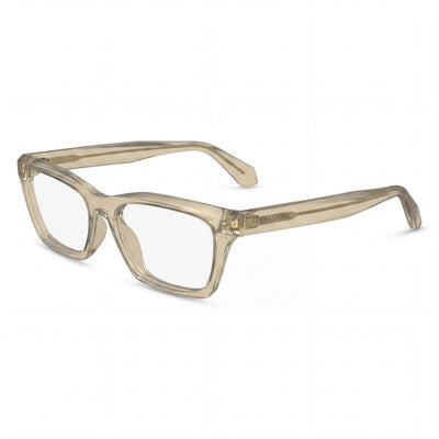 Salvatore Ferragamo SF2986 Transparent Beige Acetate Unisex Eyeglasses 53mm