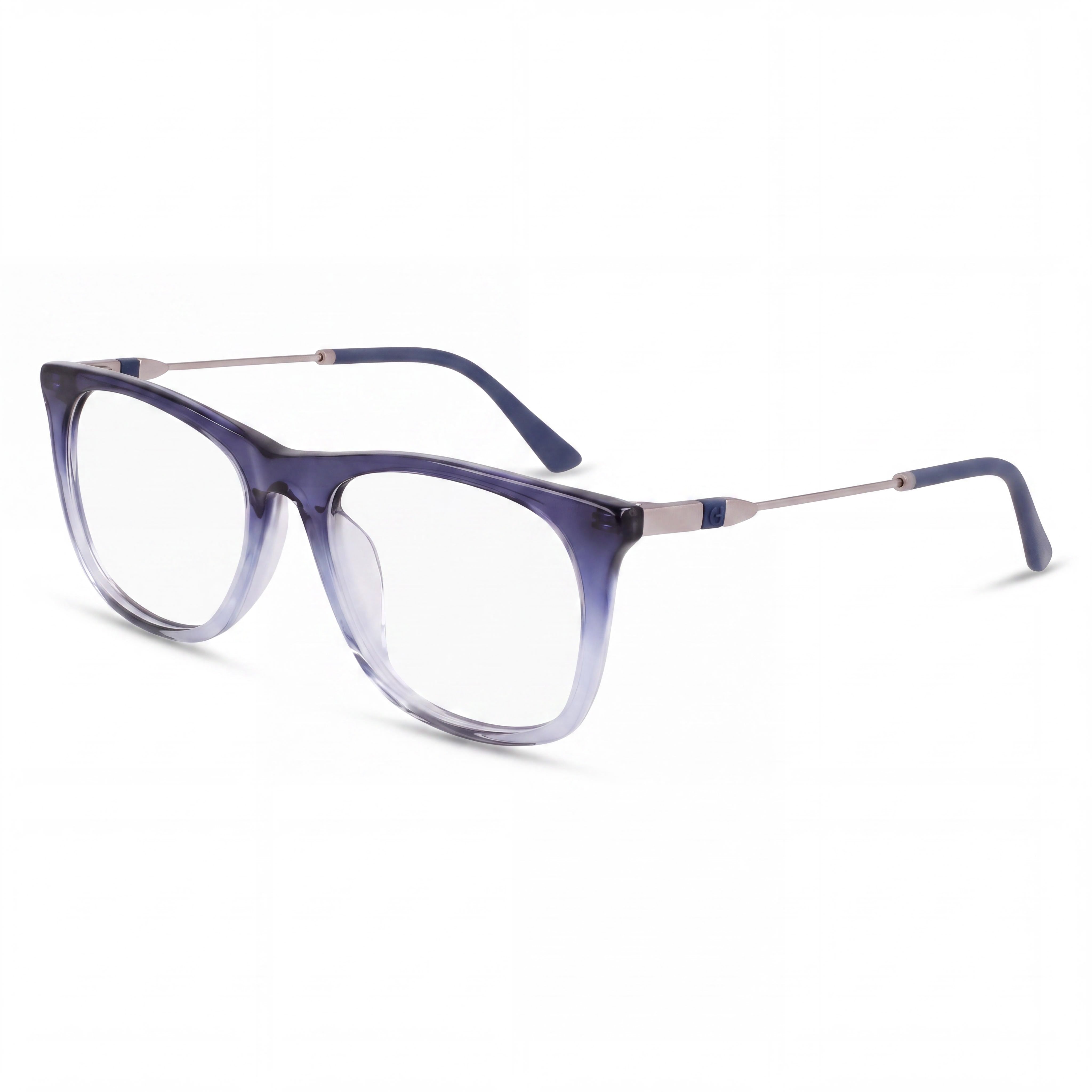 Cole Haan CH4520 Unisex Eyeglasses with Blue Acetate Frame, Multicolor Polycarbonate Lenses 53mm, Photo 1
