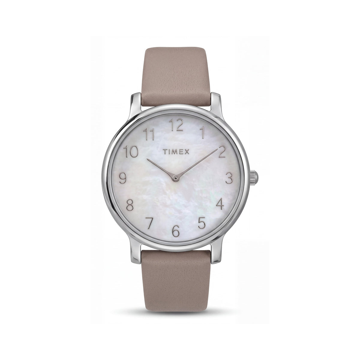 Reloj de vestir para mujer Timex TW2T35900, que presenta un marco rosa, una correa para usar y una pantalla integrada, Photo 1