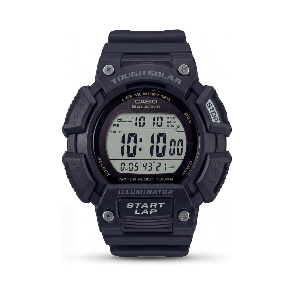 Reloj solar Casio STLS-110H-1B2 negro para hombre, 53 mm
