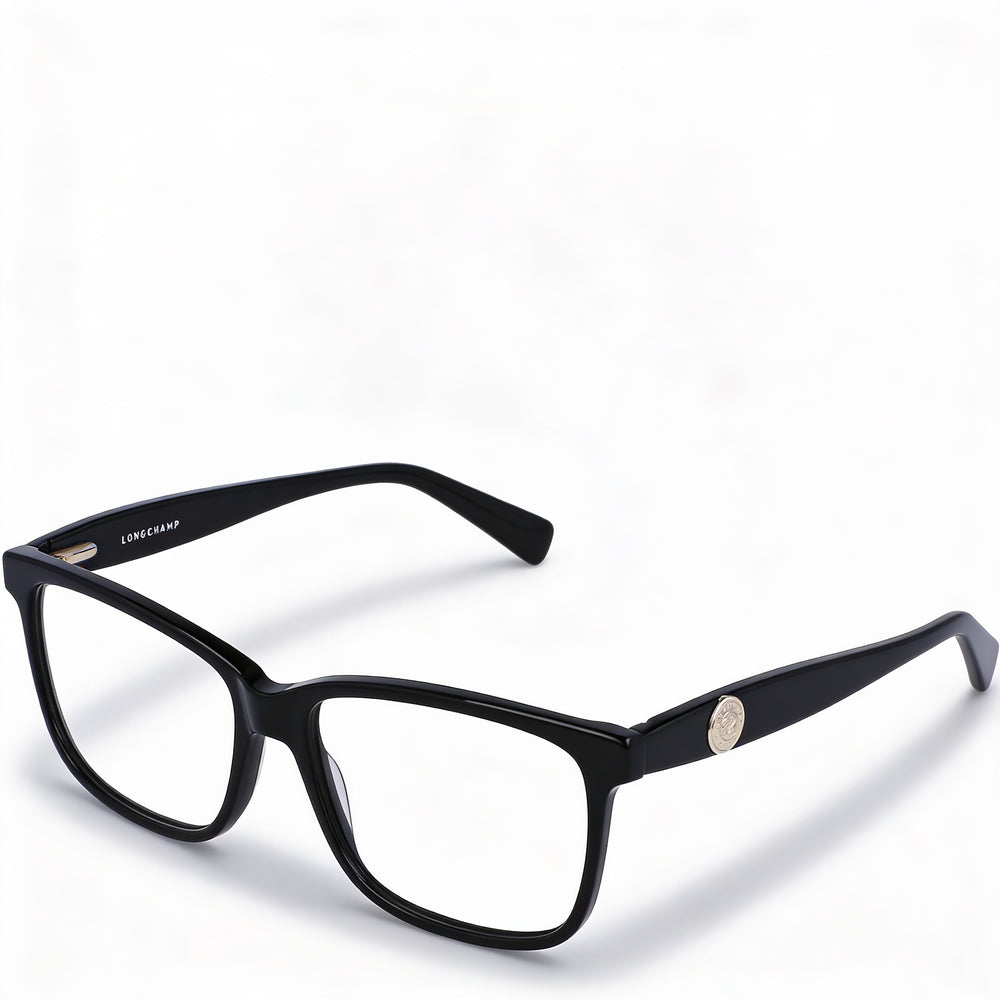 Longchamp Casual LO2716 Men's Black Square Plastic Frame Demo Optical Eyeglasses 54-15-140mm