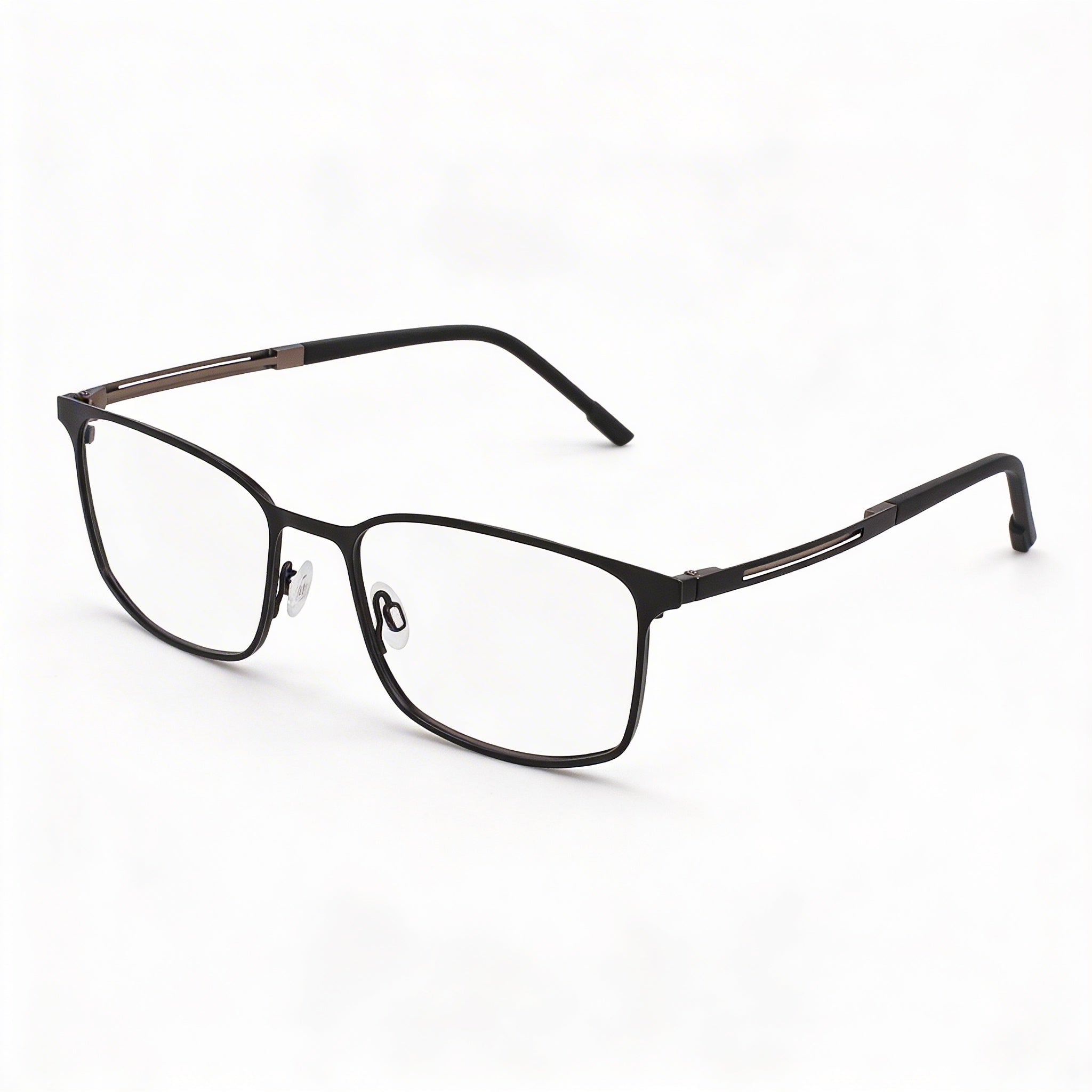 Flexon Men's eyewear with FLEXON Frame in Matte Black & Gun, Multicoloured Lenses, Size 2-18-145, Photo 1